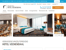 Tablet Screenshot of hotelveenendaal.com